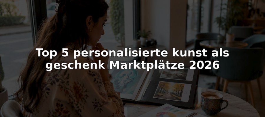 Eine Frau stöbert gemütlich zu Hause durch ihre individuell zusammengestellte Kunstsammlung.