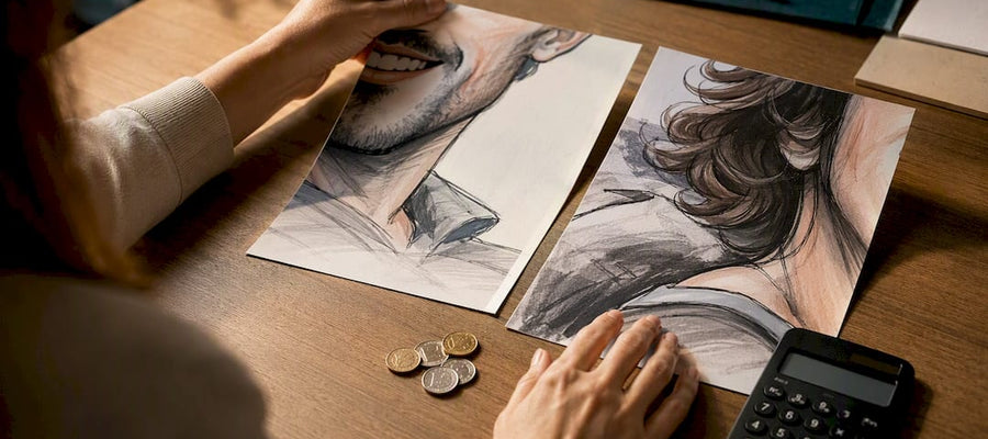 Budget festlegen für eine individuelle Karikatur