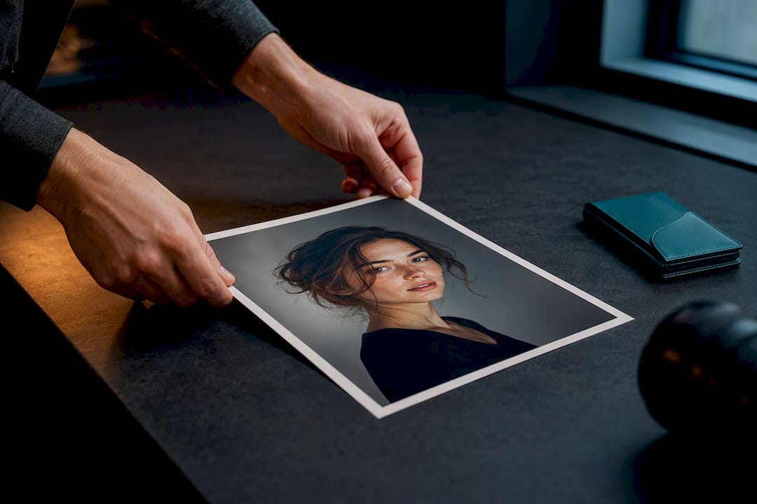 Das eingesendete Porträtfoto wird überprüft